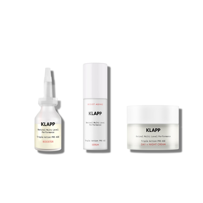 Klapp RESIST AGING Retinol Triple Action PRO AGE Firming Power Trio Set