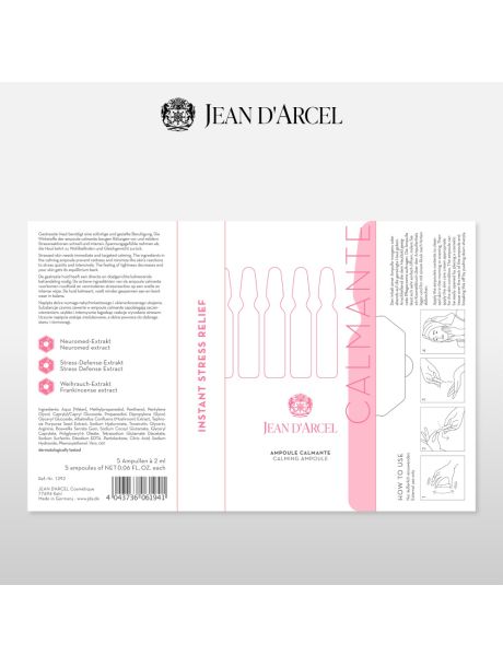 Jean D'Arcel Ampoule Calmante 5x2ml